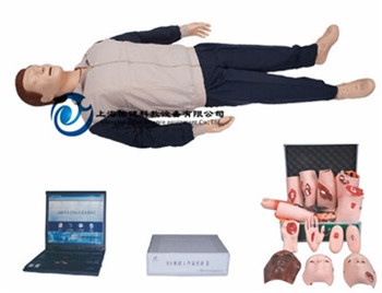 高級心肺復蘇、創傷模擬人(計算機控制、二合一功能)