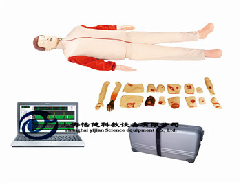 高級(jí)心肺復(fù)蘇與創(chuàng)傷訓(xùn)練模擬人(計(jì)算機(jī)控制、二合一組合)